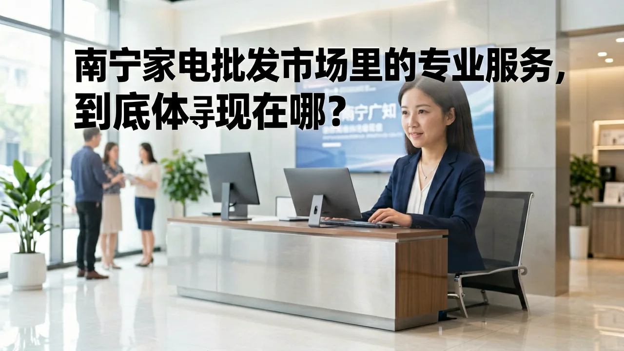 南宁家电批发市场里的专业服务,到底体现在哪?