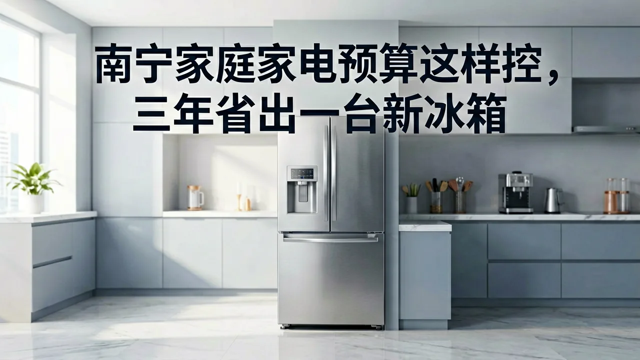 南宁家庭家电预算这样控,三年省出一台新冰箱